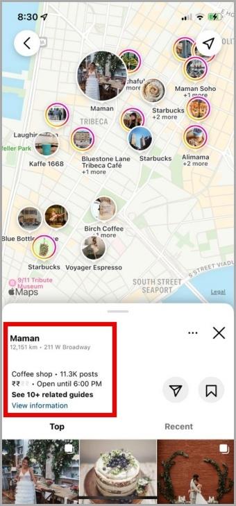 Instagramの地図機能の使い方