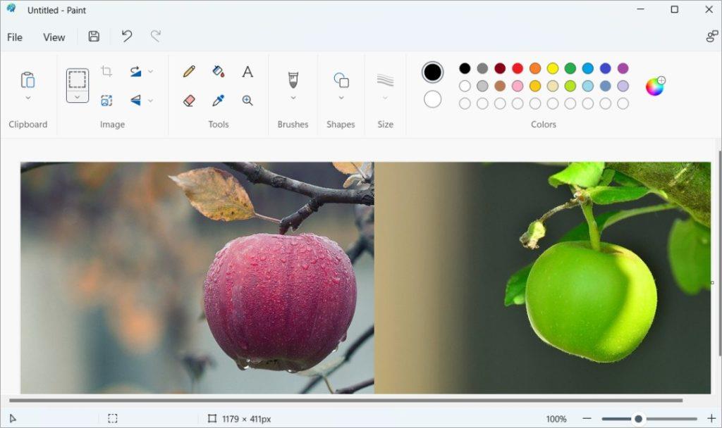 Windows 10/11で2つの写真を並べて配置する方法