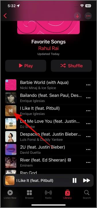 Apple Music のアイコンと記号の意味