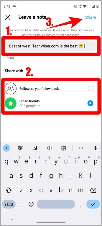 Instagramにメモを投稿する方法