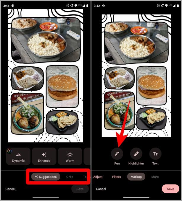 モバイルの Google フォトでコラージュを作成および編集する方法