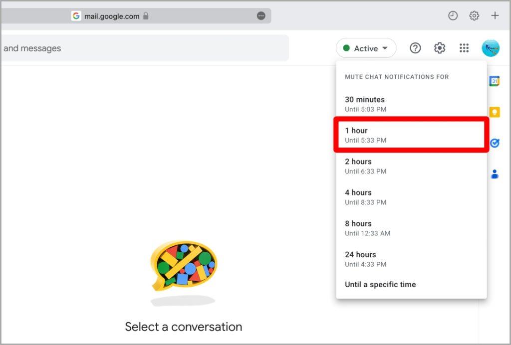 ウェブおよびモバイルで Google Chat のステータスを変更する方法
