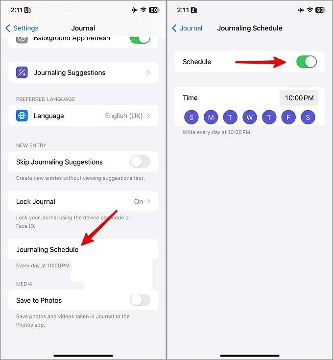 iPhone でジャーナル アプリを使用するための 8 つのヒント