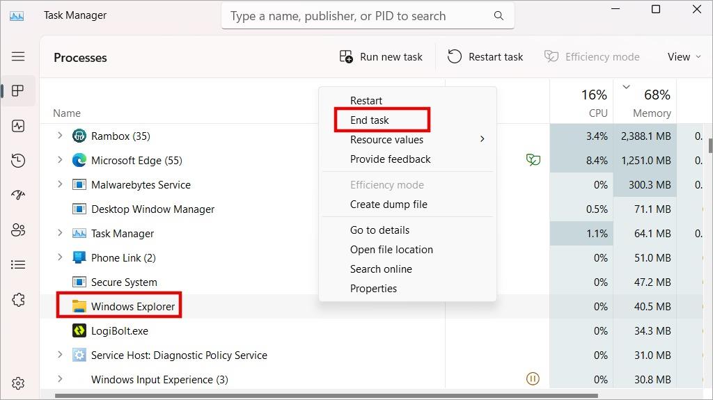 Windows 10/11 で何もクリックできない場合の 10 の最適な修正方法