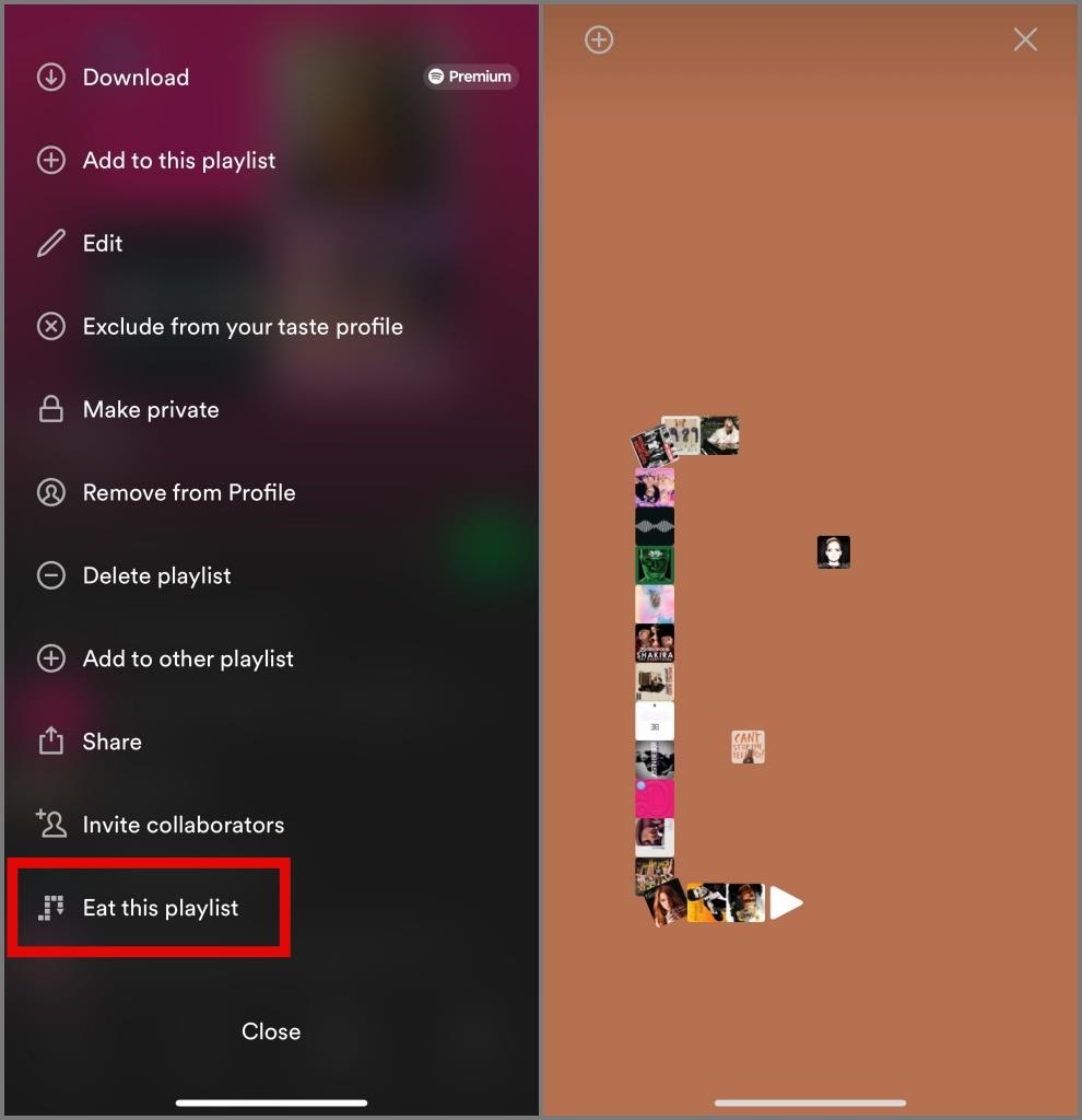 Spotify の「Eat This Playlist」スネーク ゲームのプレイ方法