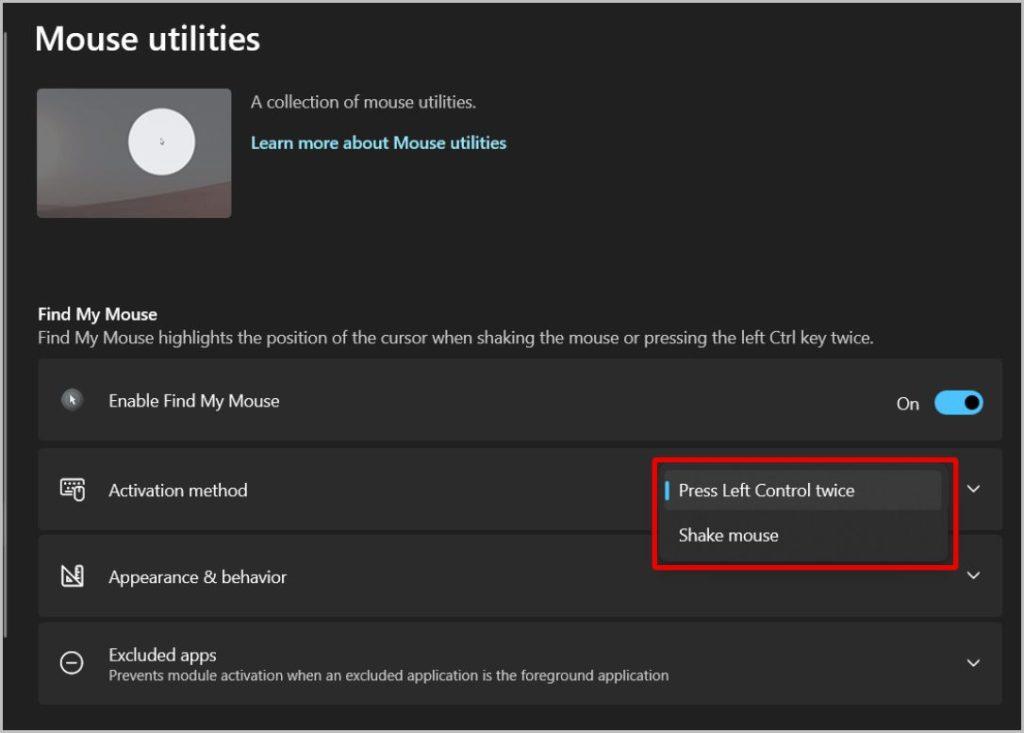 Windows 11および10でマウスポインタを見つける方法
