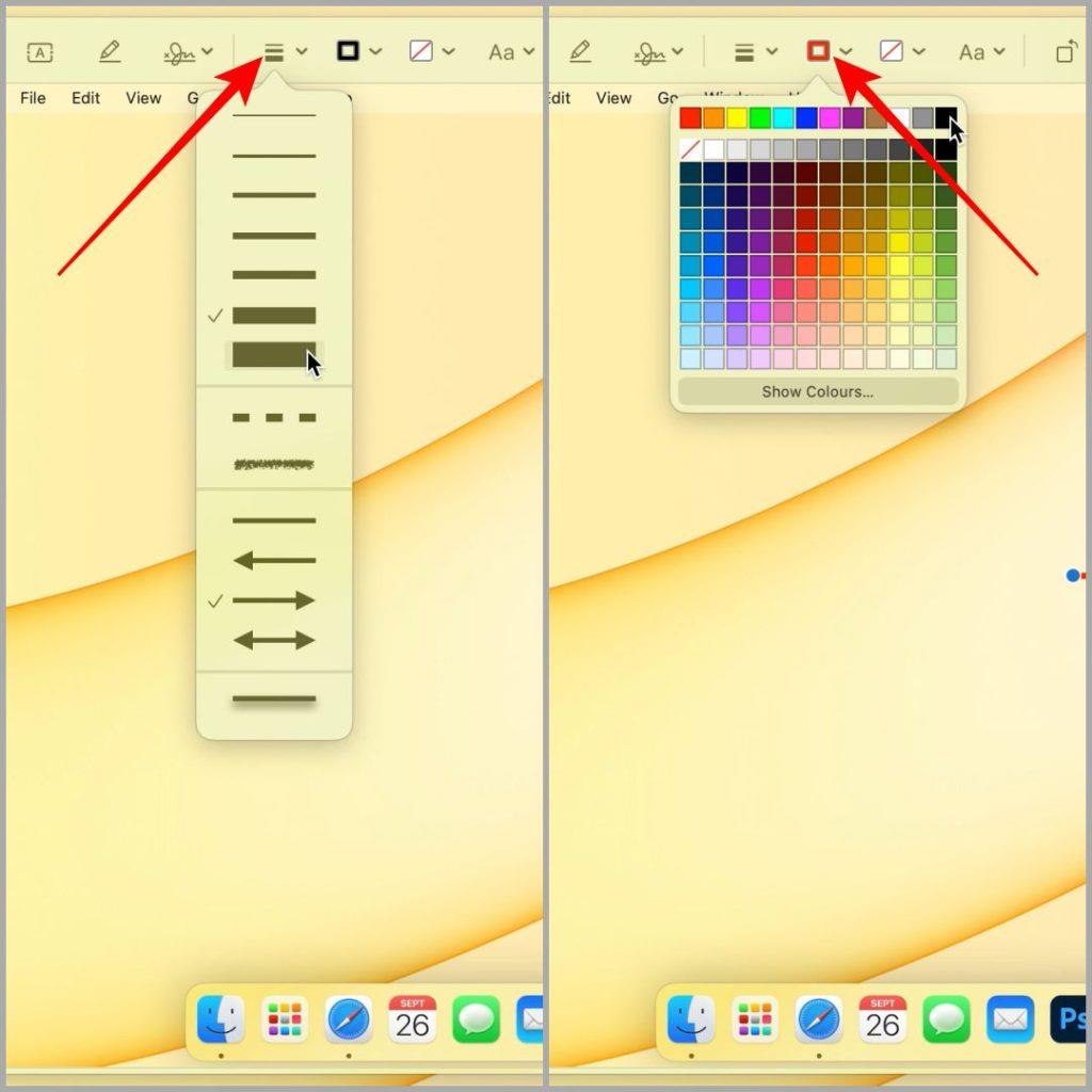 Mac でスクリーンショットを撮って強調表示する方法
