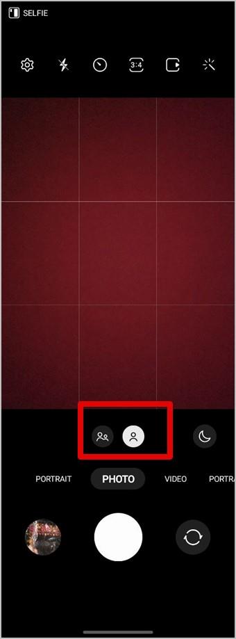 Samsung カメラ アプリのさまざまなアイコンの意味