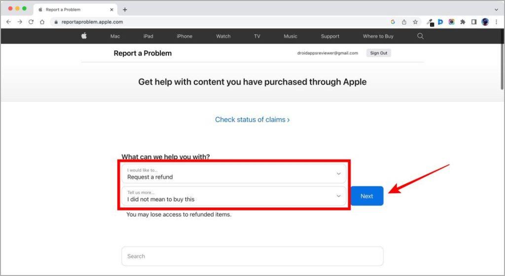 App Store および iTunes での購入の払い戻しを受ける方法