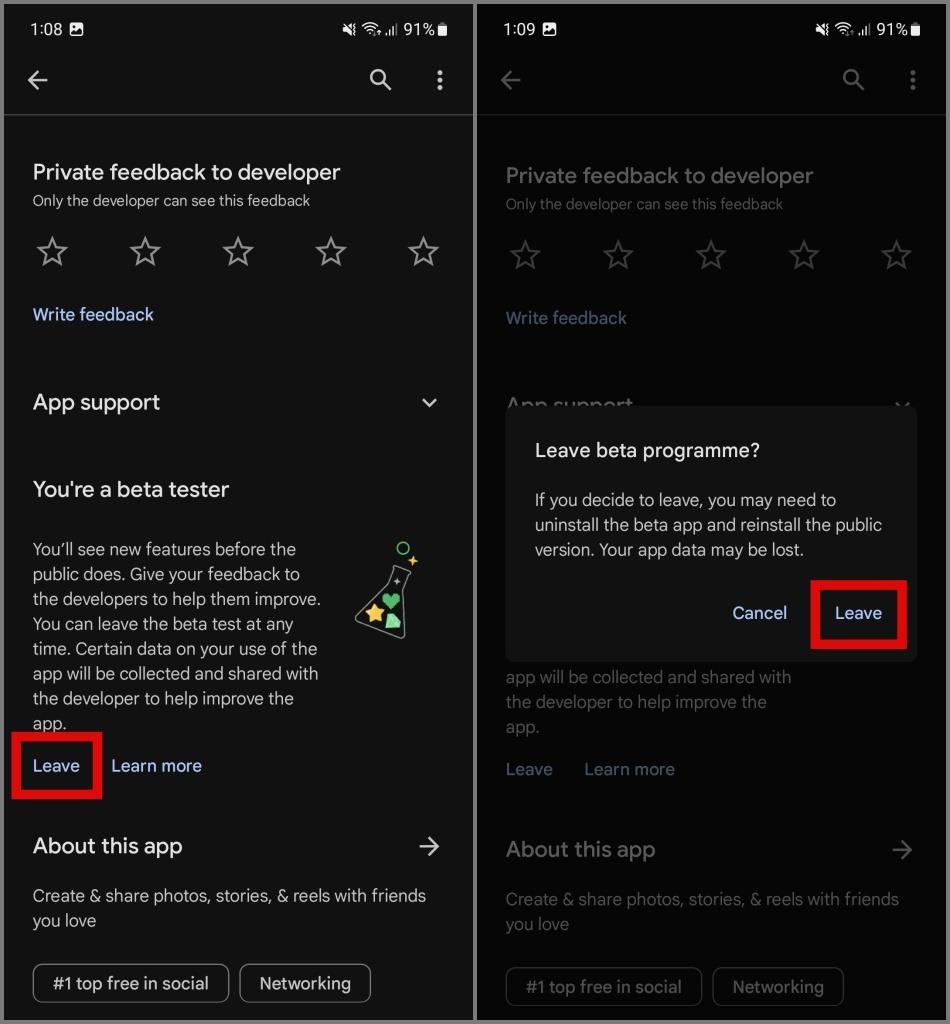 iPhone または Android で Instagram がクラッシュし続ける場合の 10 の修正方法