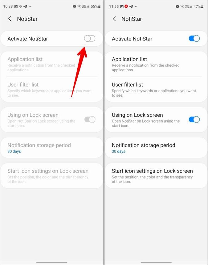 Samsung Galaxy 携帯電話で古い通知を表示する 2 つの方法