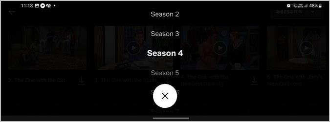 Netflix でシーズンやエピソードを変更する方法