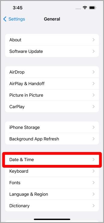 iPhoneで日付と時刻の形式を変更する方法