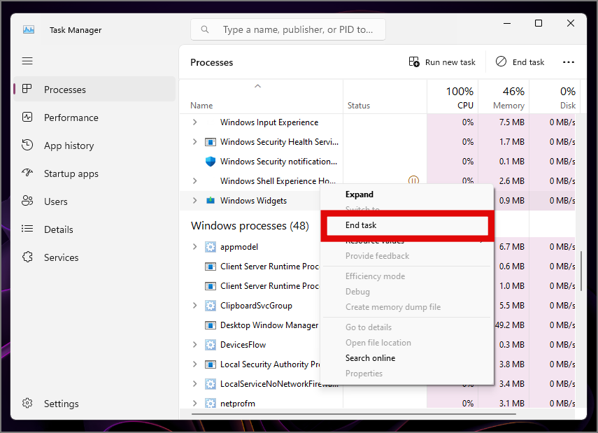 Windows 11でバックグラウンドプロセスを削減する13の方法