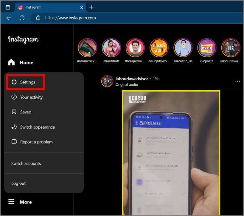 すべてのデバイスで Instagram からログアウトする方法