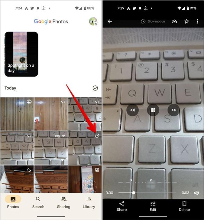 Google フォトのさまざまな記号やアイコンの意味