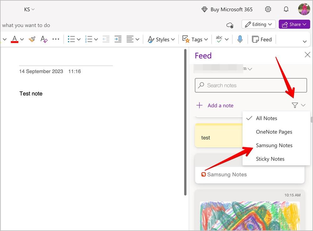 Mac で Samsung Notes にアクセスする方法