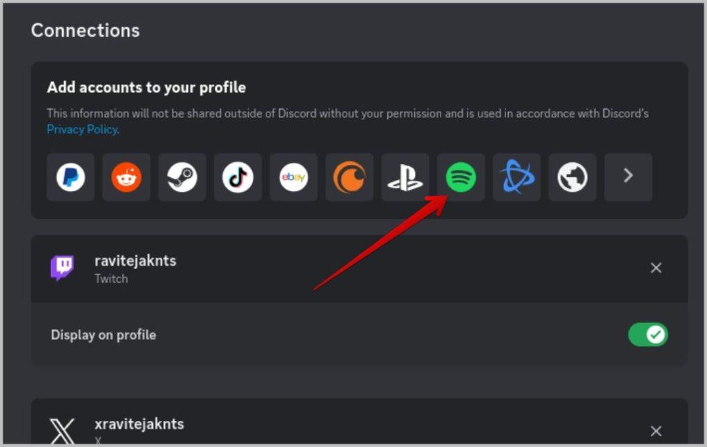 DiscordでSpotifyのステータスを表示する方法