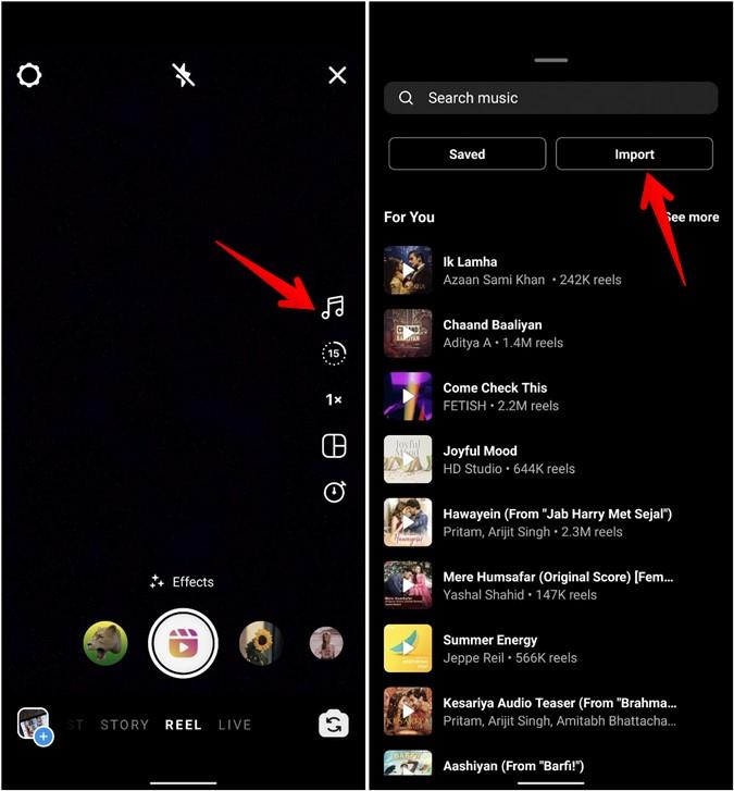 Instagram のリールに音楽やオーディオを追加する 7 つの最良の方法