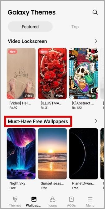 Samsung Galaxy 携帯電話の壁紙を自動的に変更する方法