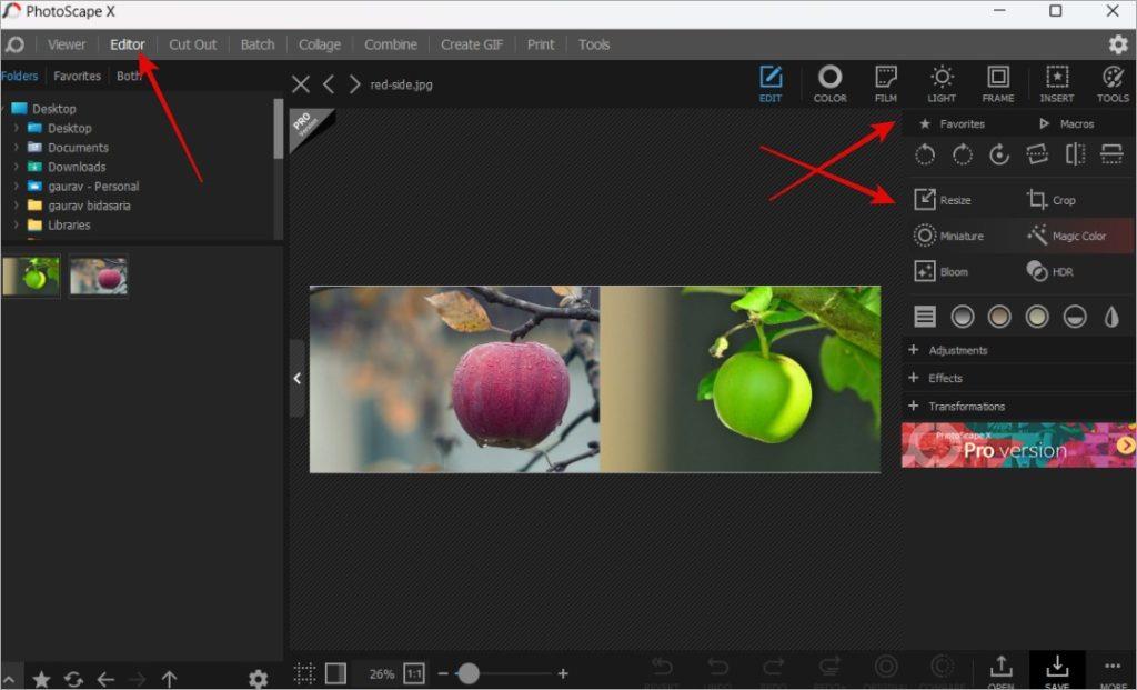 Windows 10/11で2つの写真を並べて配置する方法