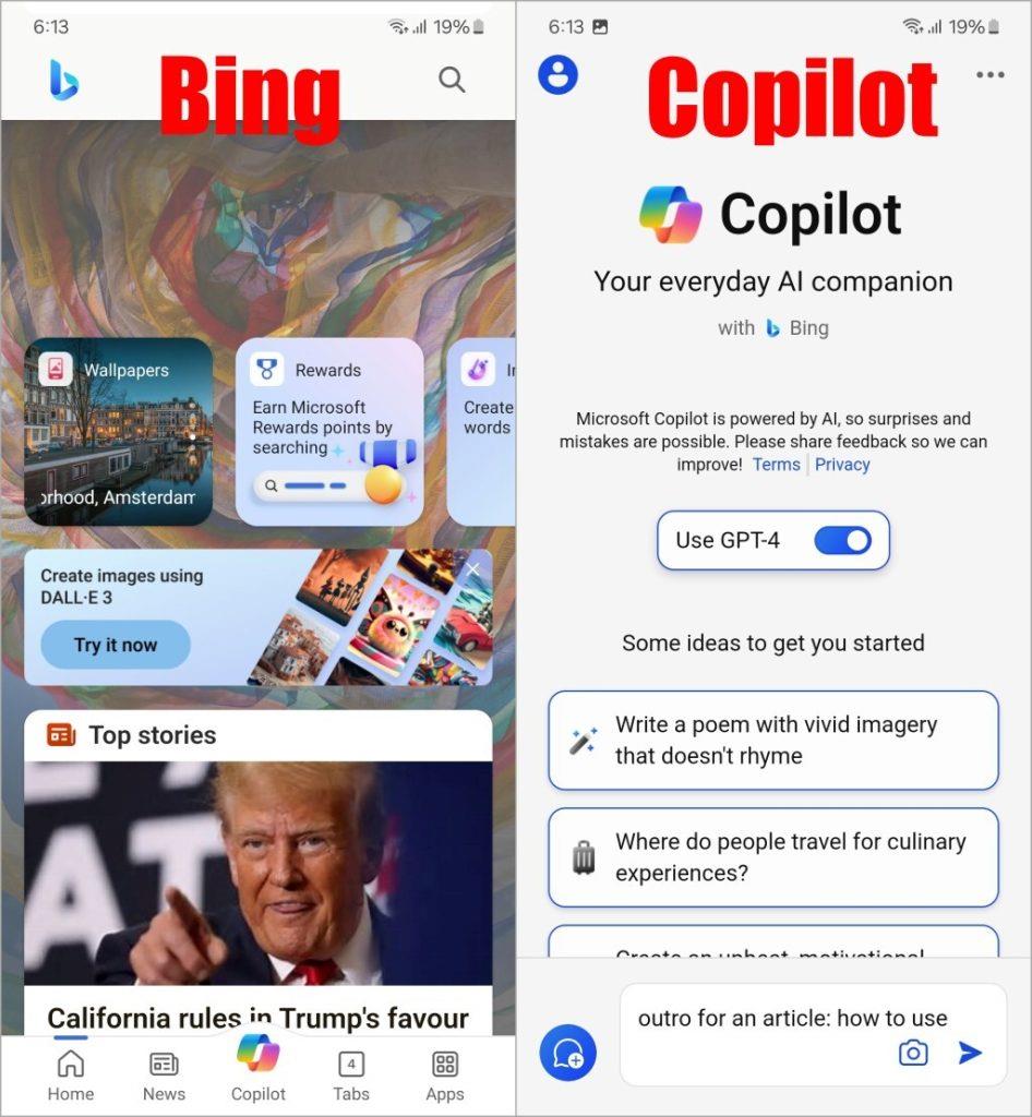 モバイルで Microsoft Copilot を使用する方法
