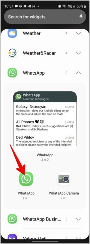 AndroidとiPhoneのホーム画面にWhatsAppチャットアイコンを追加する方法