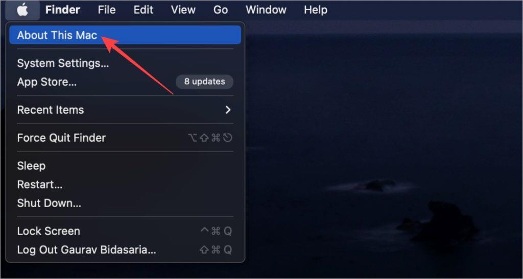 MacBook の仕様と OS バージョンを確認する方法