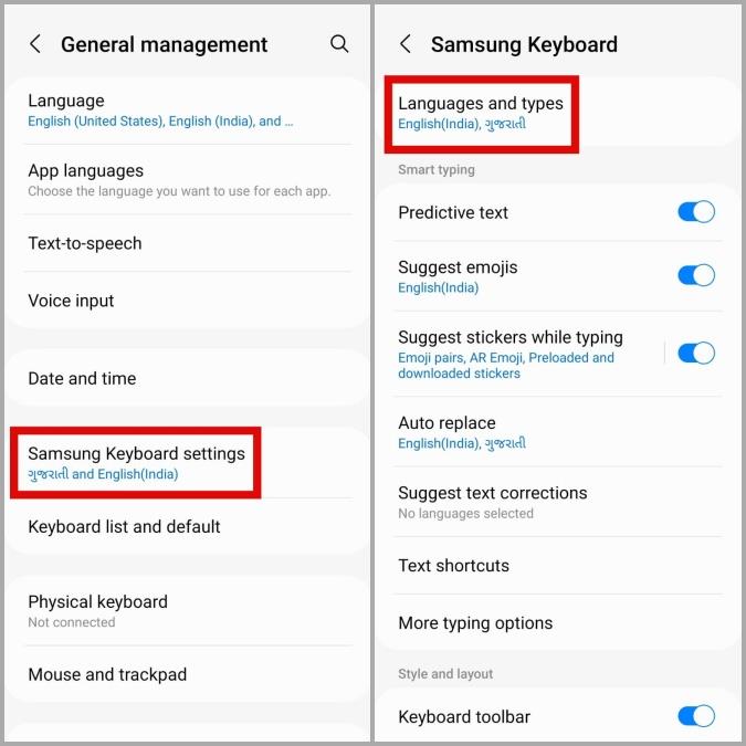 Samsung Galaxy 携帯電話でシステムと個々のアプリの言語を変更する方法