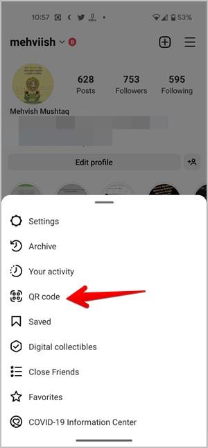Instagramプロフィール、リール、投稿用のQRコードを作成する方法