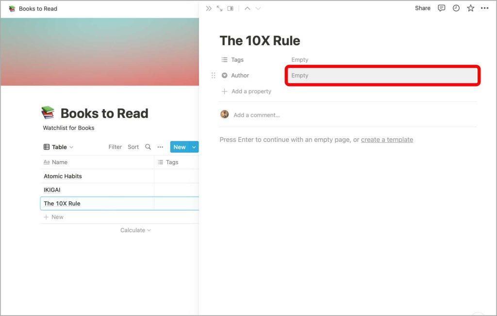 初心者向けに Notion でデータベースを作成する方法