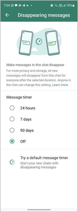 WhatsApp で消えるメッセージを送信する 2 つの方法