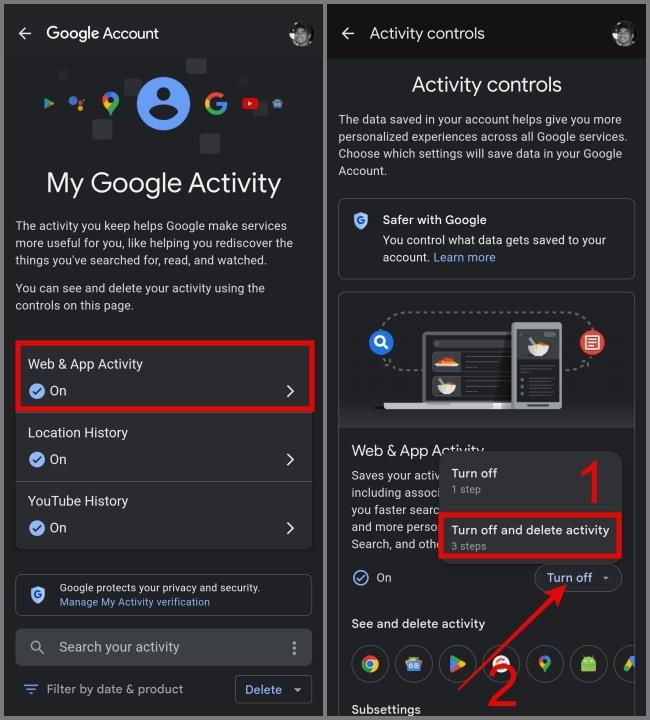 すべての Google アクティビティにアクセスして削除する方法
