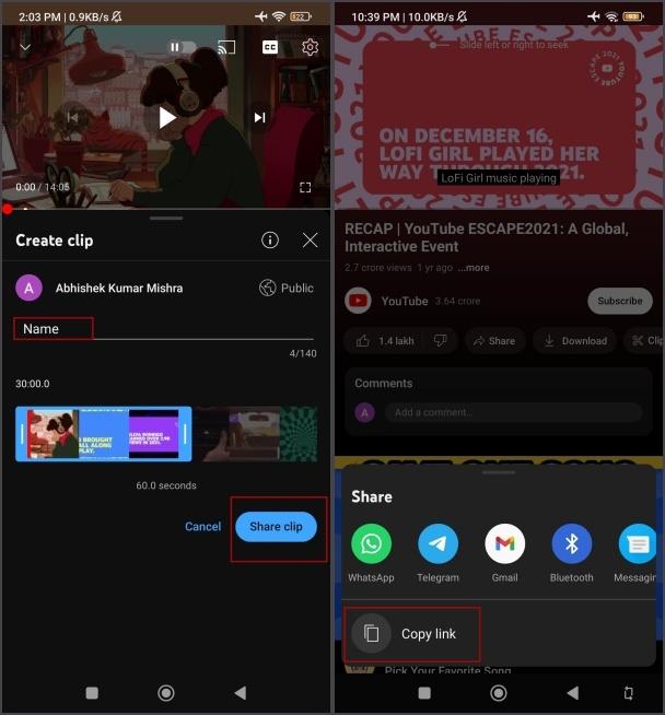 PC とモバイルで YouTube 動画をクリップして共有する方法