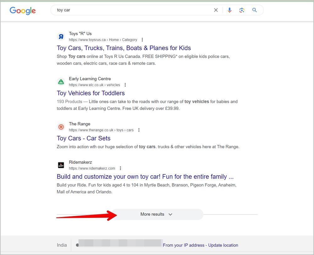 Google検索の無限スクロールをオフにする方法