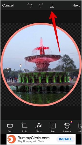 iPhone と Android で写真を円形に切り抜く 3 つの方法
