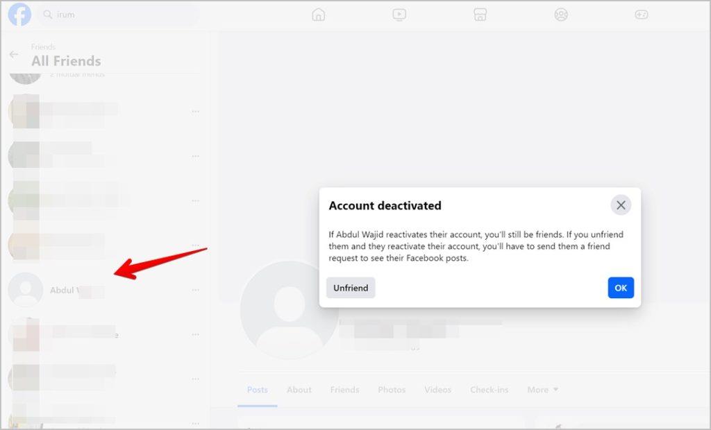 Facebook を削除または無効化するとどうなるか