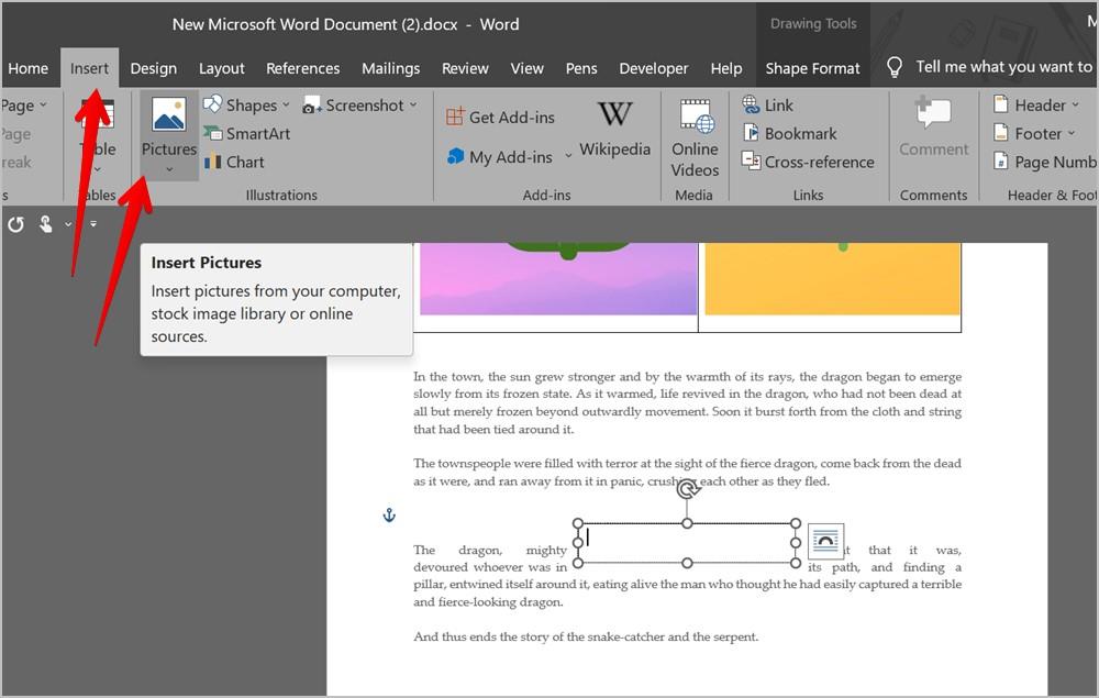 Word で 2 つの写真を並べて配置する 4 つの方法