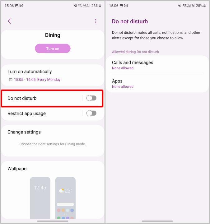 Samsung Galaxy 電話でモードを作成および管理する方法