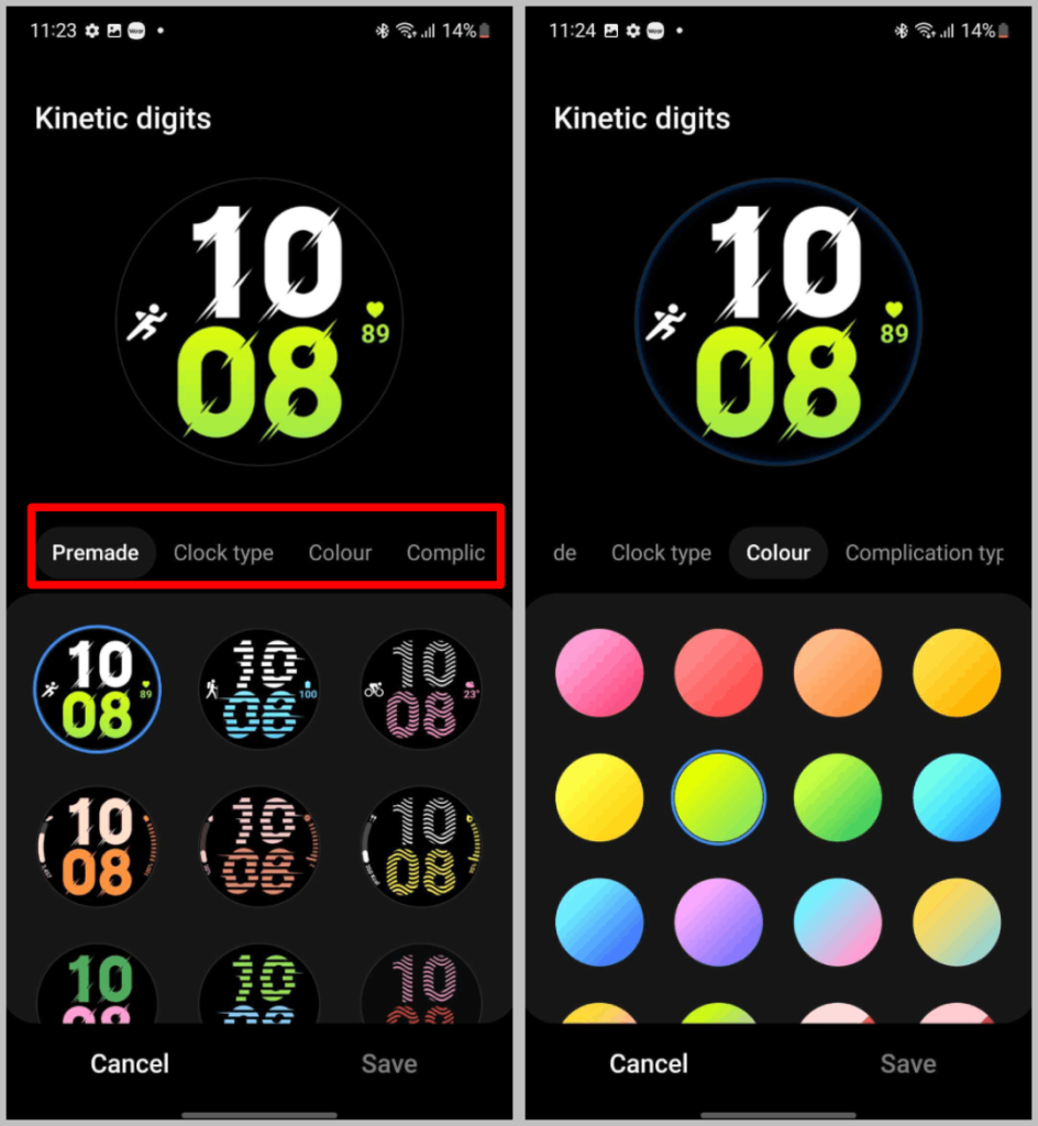 Samsung Galaxy Watch のウォッチフェイスをカスタマイズする方法