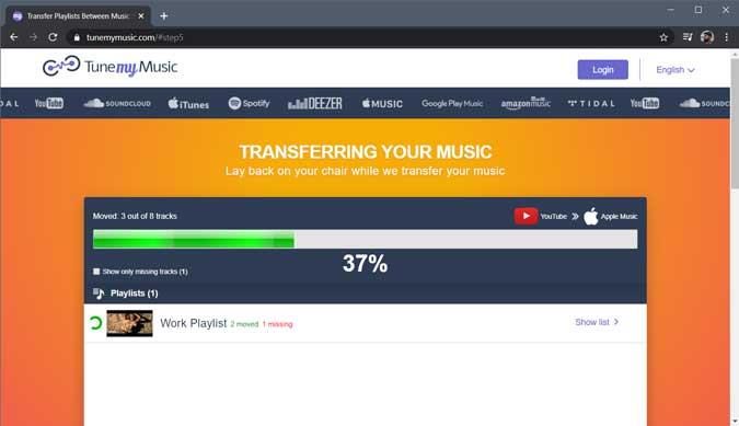 Spotify から Apple Music にプレイリストを転送する方法?  (または他の音楽サービス)