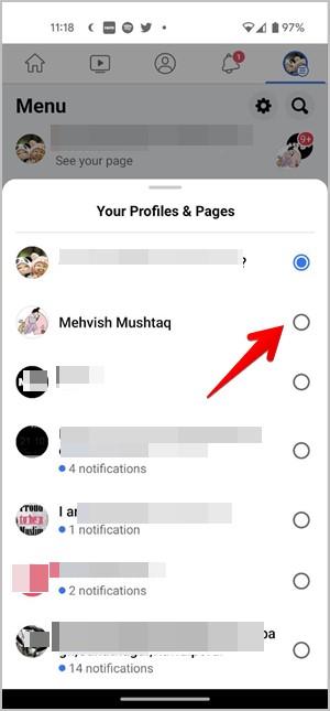 Facebook ページとプロフィールの間、またはその逆に切り替える方法