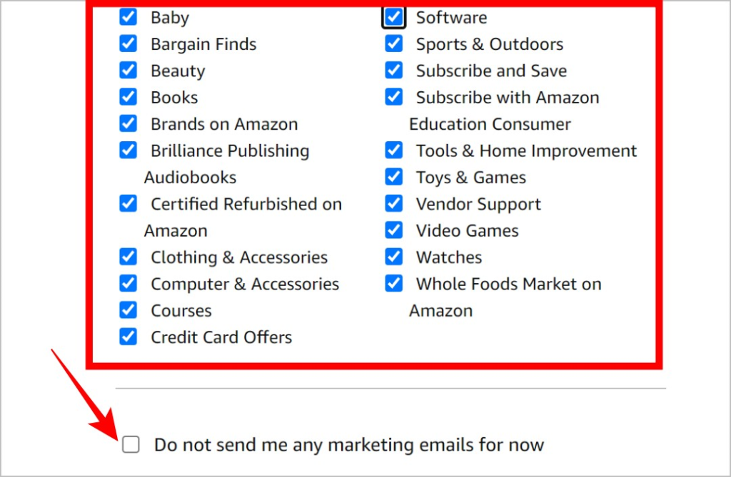 Amazon Email、Alexa、アプリの通知を無効にする方法