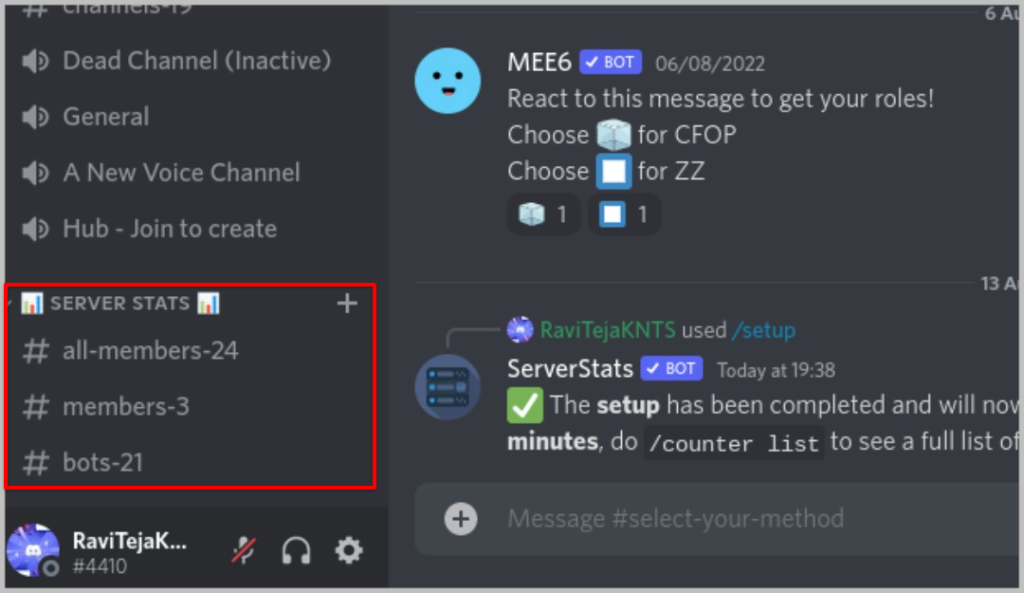 Discordのプロフィールとサーバーの統計を確認する方法
