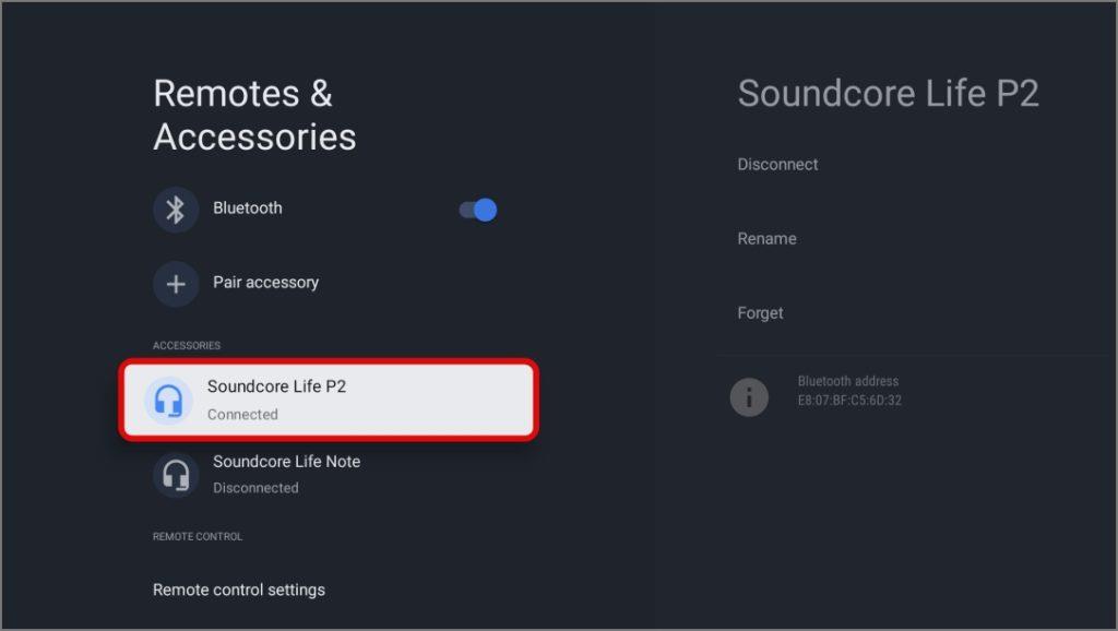 Bluetooth オーディオ デバイスを Google TV に接続する方法