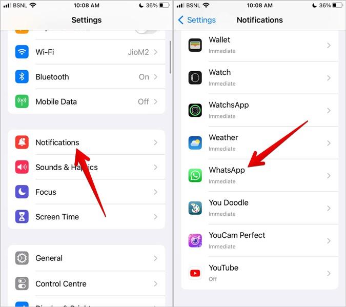 WhatsAppでチャット、ステータス、通話のミュートを解除する方法