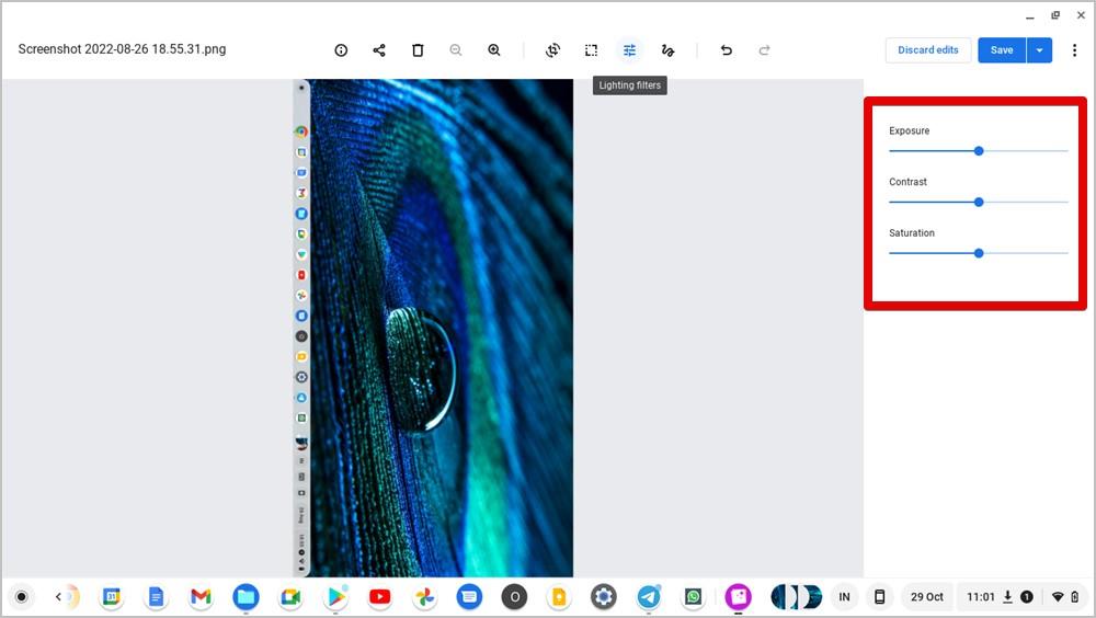 Chromebook で写真またはスクリーンショットを編集する方法