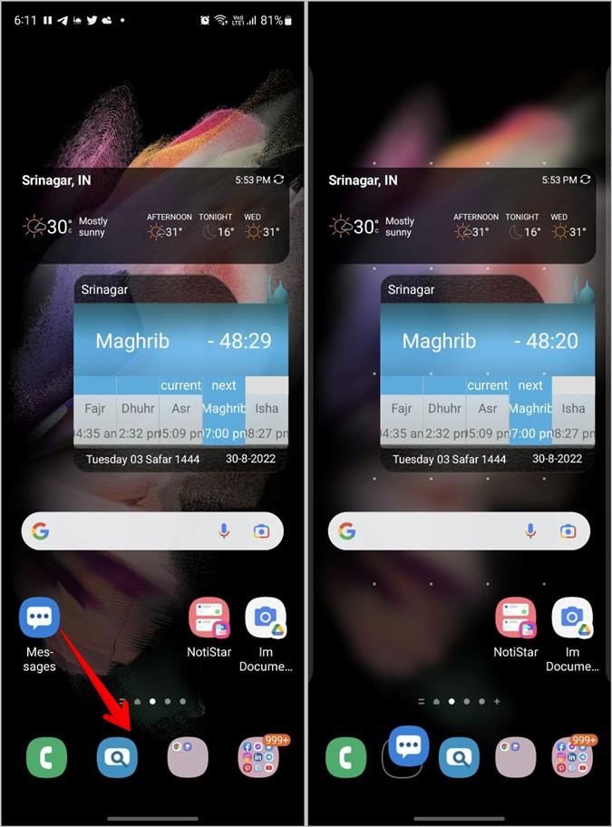 iPhoneとAndroidのホーム画面にメッセージアプリのアイコンを追加する方法