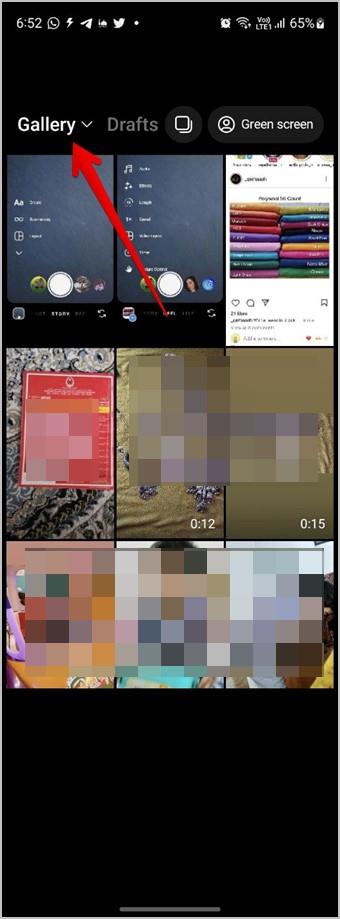 ギャラリーとPCからInstagramにリールをアップロードする方法
