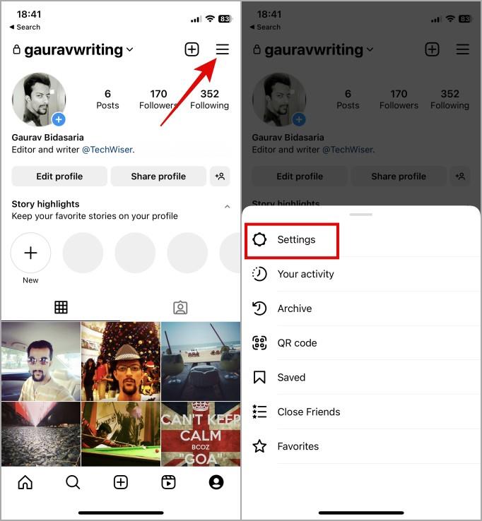 Instagramアカウントから電話番号を削除する方法